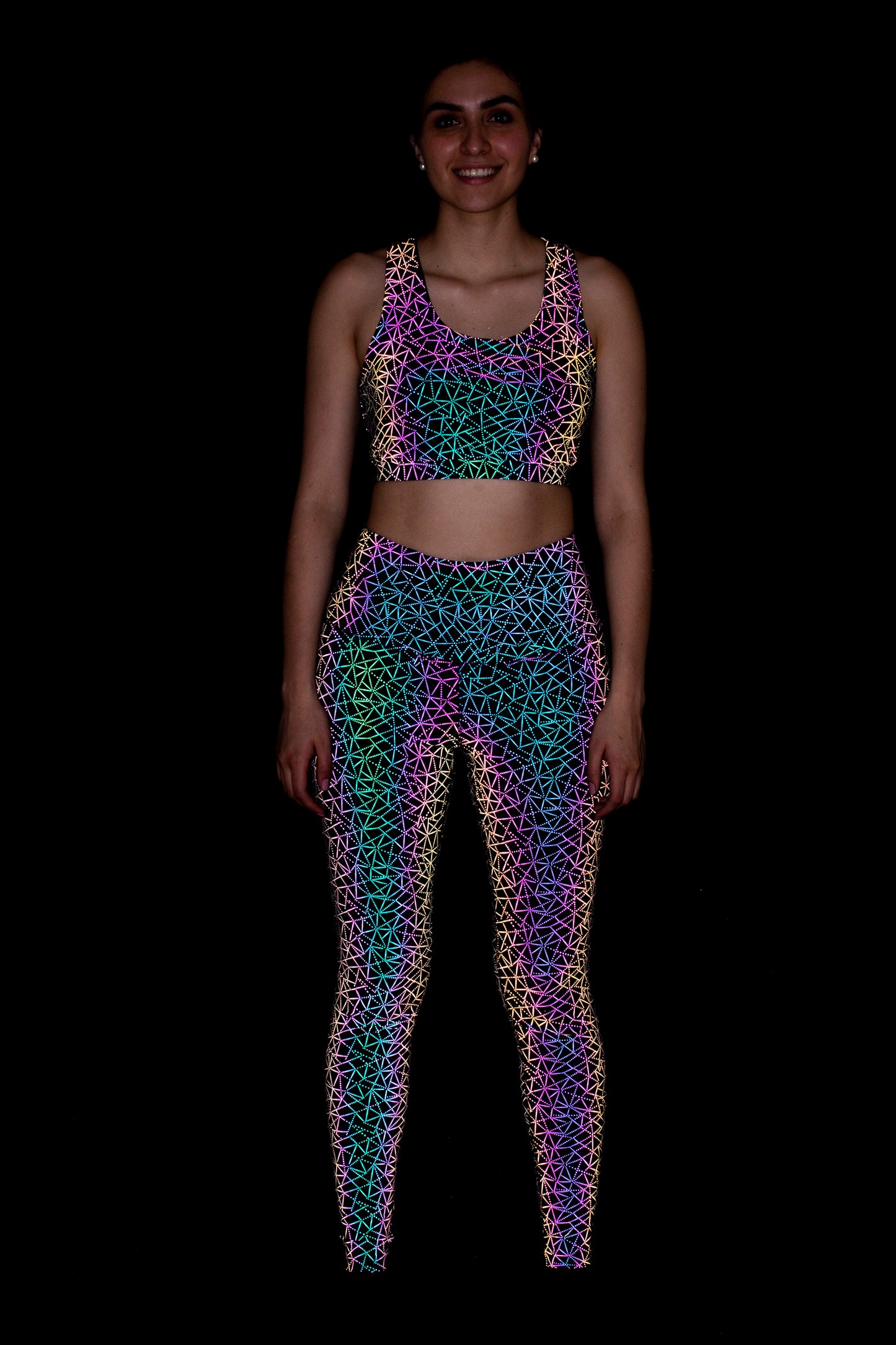 Reflective Sportbra Rainbow