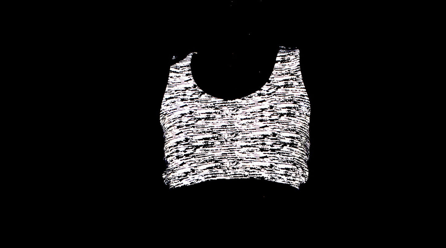 Reflective Sportbra Black&White