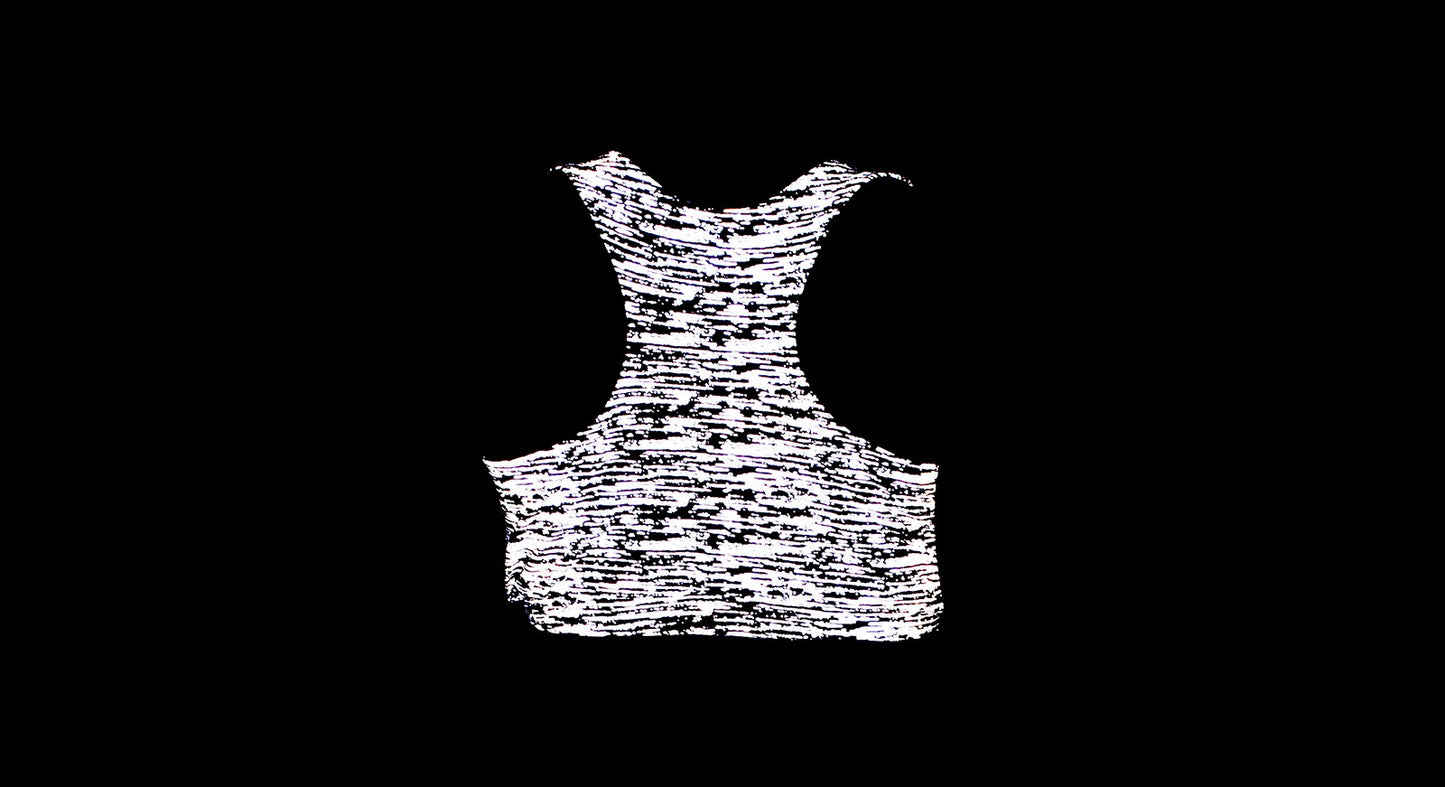 Reflective Sportbra Black&White