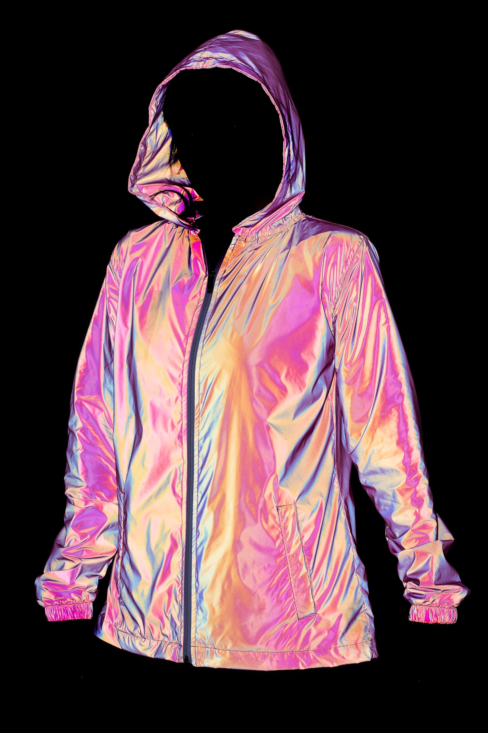 Rainbow sales reflective jacket