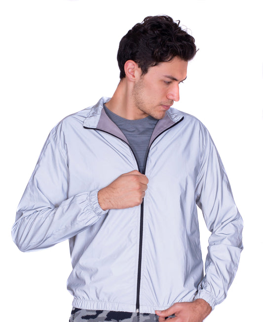 Reflective Unisex Grey Jacket